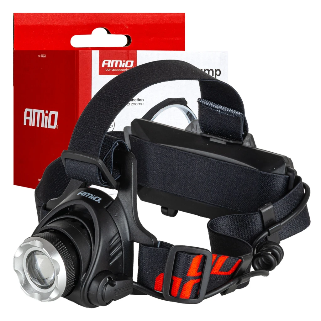 04664 lanterna frontala cu acumulator t6 3600,ah 2