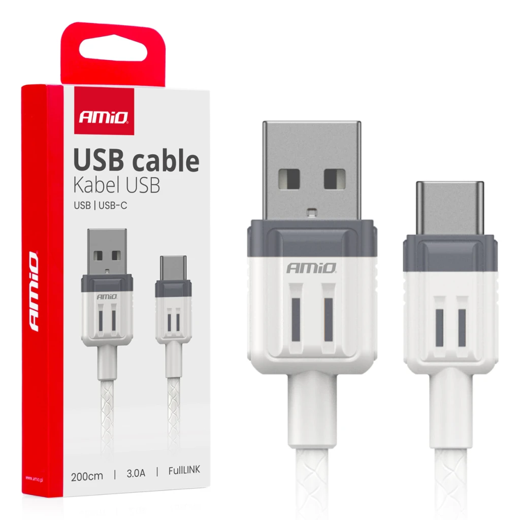03906 cablu usb la usb-c 3a 200cm fulllink 2