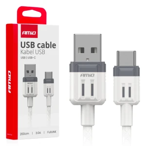 03906 cablu usb la usb-c 3a 200cm fulllink Thumbnail 2