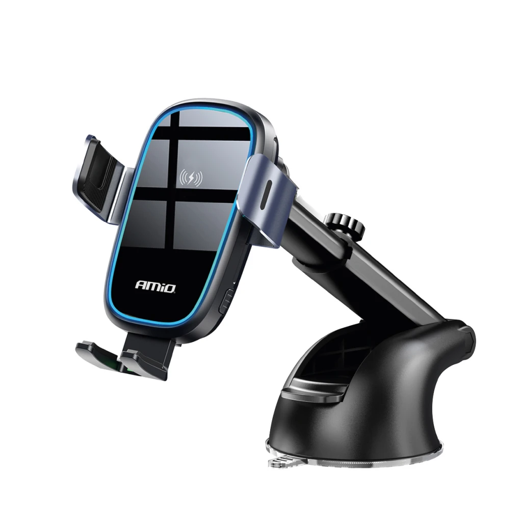 03779 suport de telefon cu ventuza si incarcator wireless de 15w 2