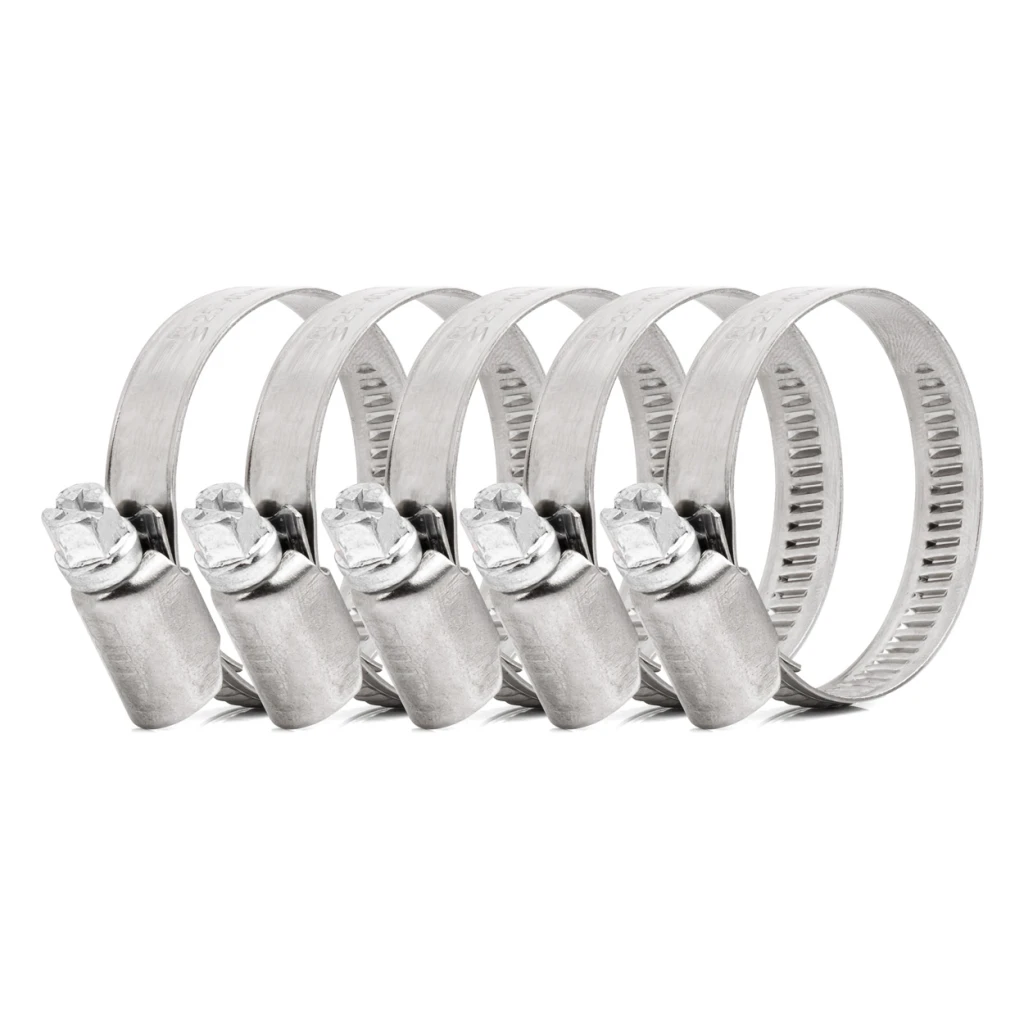 04586 винтовой зажим 5pcs. 25-40mm w2 metal 2