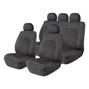 04611 set universal de huse p-u scaune auto black quilting  9pcs sc11