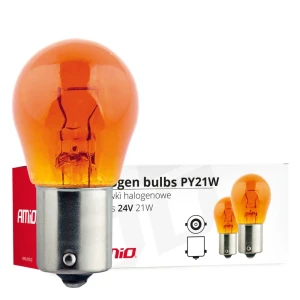01005 галогенная лампа (10 шт) py21w ba15s 24v amber