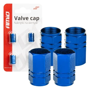 02239 capace de supape din aluminiu blue 4 buc