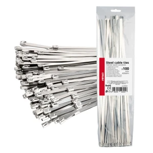04325 legaturi metalice din otel inoxidabi 4,6 х 400mm 100 buc