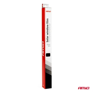 01657 folie solara pentru ferestre  super dark black 0,75*3 m (5%)