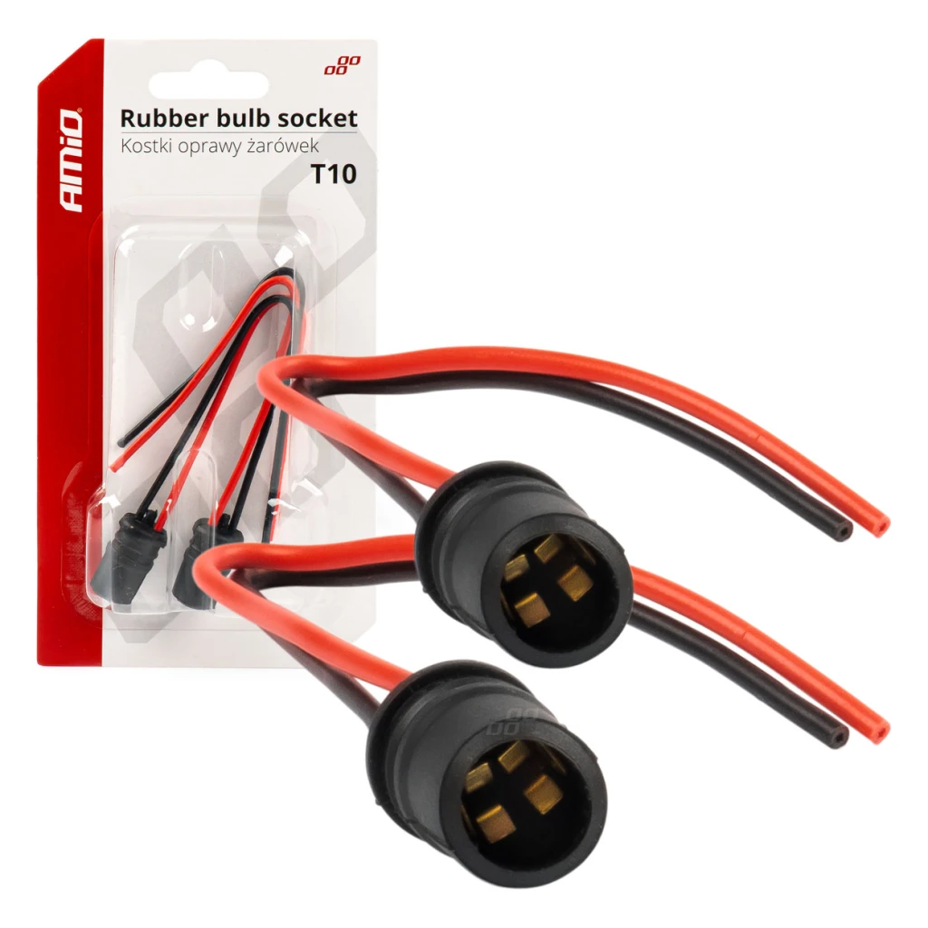 03048 soclu cauciuc t10 cablu 15cm 2 buc 2