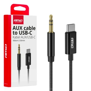 04294 аудиокабель мини usb-c to aux type mini jack 3,5 мм, 1 м