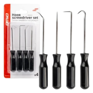 04281 set de 4 surubelnite cu cirlig  4 buc.