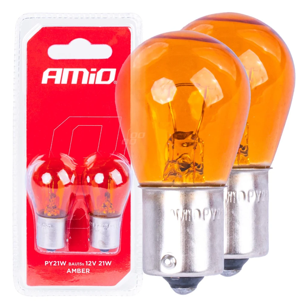 03352 bec halogen 2 buc/py21w bau15s 12v amber blister 2