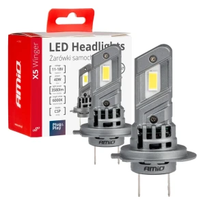 03946 светодиодные лампы серии x5 winger h7 h18 6000k max 40w