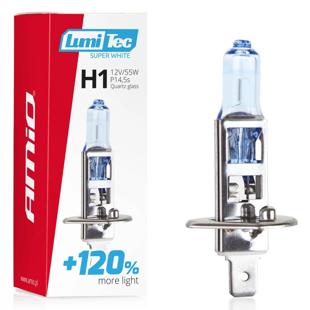 02135 bec halogen h1 12v 55w lumitec super alb +120% 2