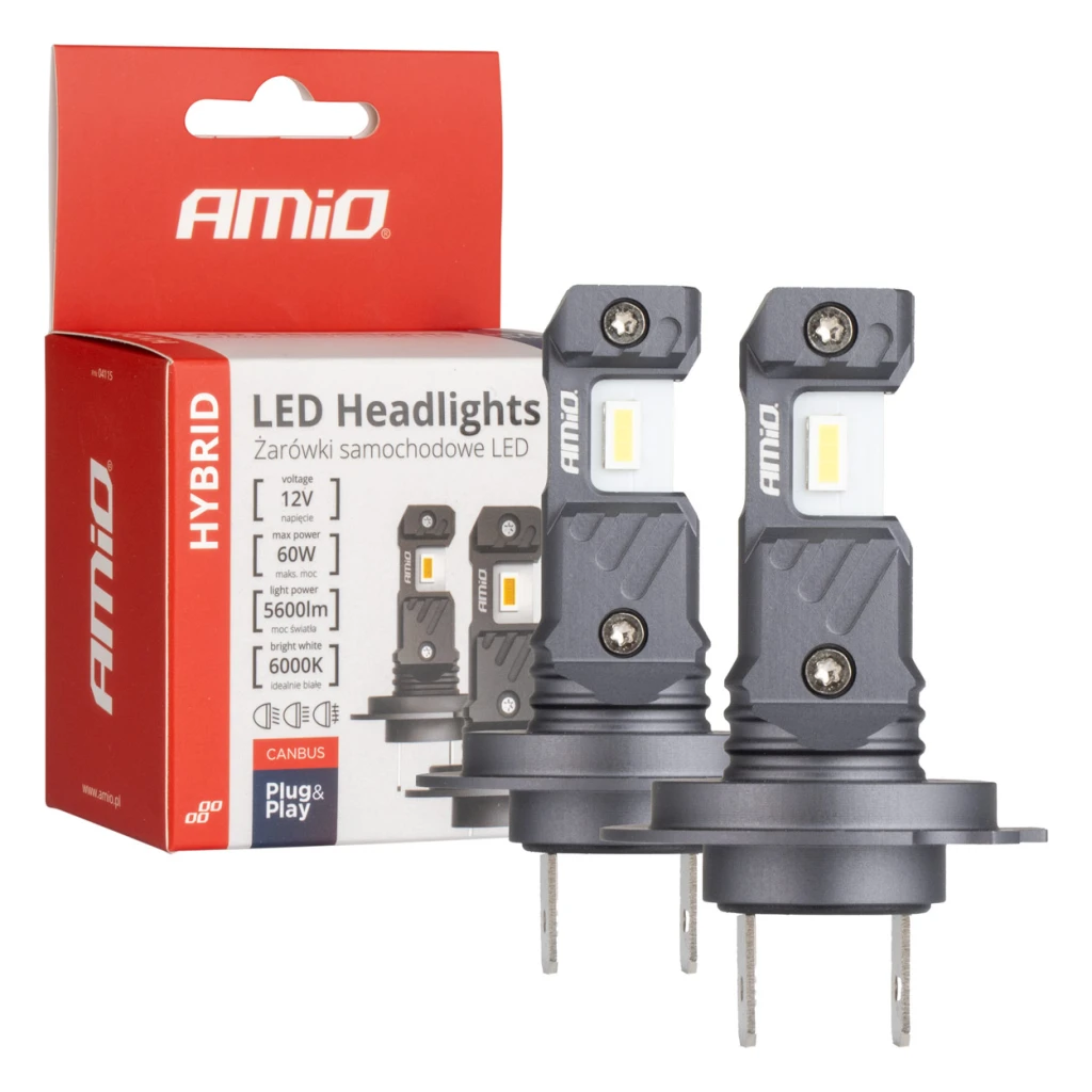 04115 bec led hybrid series h7 h18 6000k canbus 60w 2