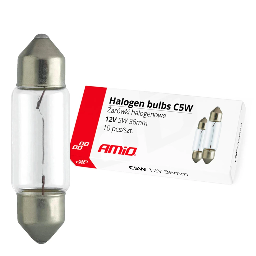 01486 bec cu halogen  c5w festoon sv 8,5-8 36mm 12v 2