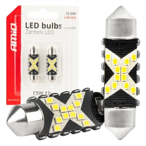 04237 bec led canbus  festoon c5w 12smd 2016 39mm white 12v/24v Thumbnail 2