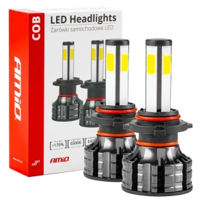 02846 светодиодные фары led cob 4 side seria hb3
