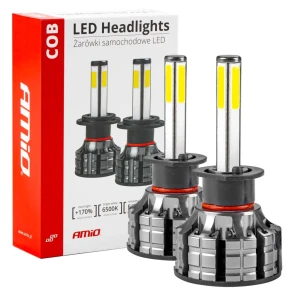 02842 светодиодные фары led cob 4 side seria h1