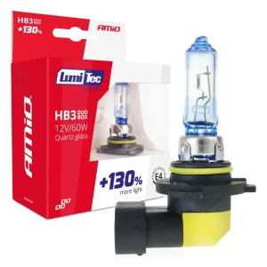 02103 галогенная лампа hb3 12v 60w lumitec limited +130% duo