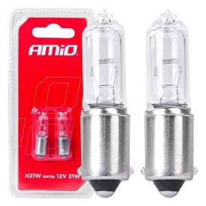 03357 bec halogen 2 buc h21 w 12v 21w bay9s white