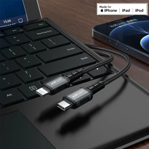 Acefast c1-01 — cablu usb-c → lightning din aliaj de aluminiu