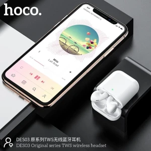 Hoco des03 original series — беспроводные tws-наушники airpods Thumbnail 2
