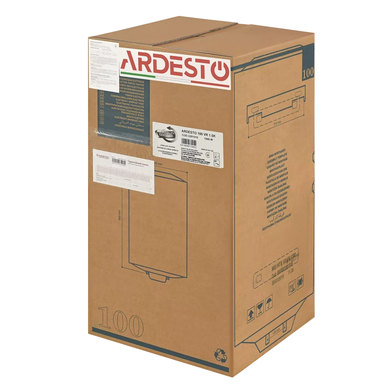 Boiler electric ardesto neu nts eu2, 100l, alb 8