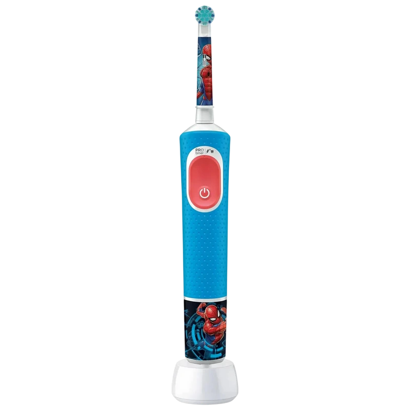 Periuță de dinți electrică braun kids pro spiderman brush head, albastru 2