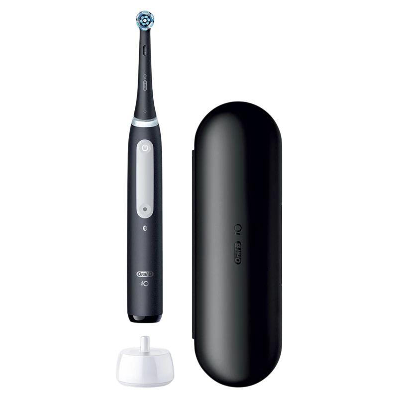 Электрическая зубная щетка braun oral-b io 4, чёрный 2