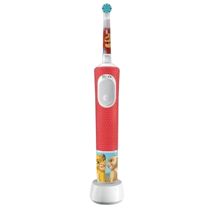 Periuță de dinți electrică braun oral-b pro kids lion king, roșu | alb
