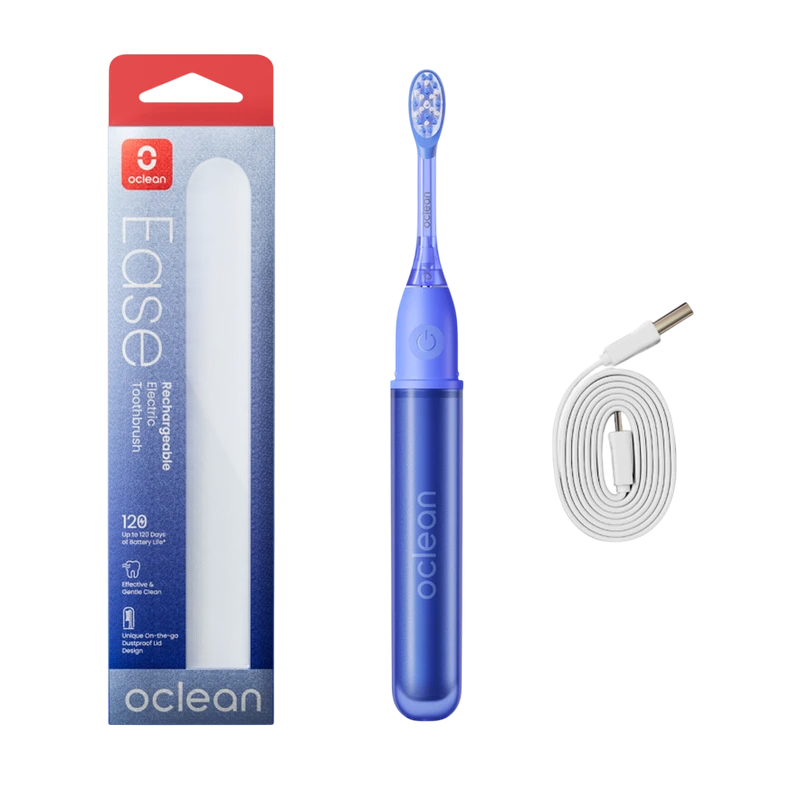 Электрическая зубная щетка oclean ease, синий 2
