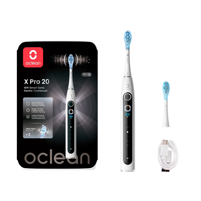 Электрическая зубная щетка oclean x pro 20, белый 3