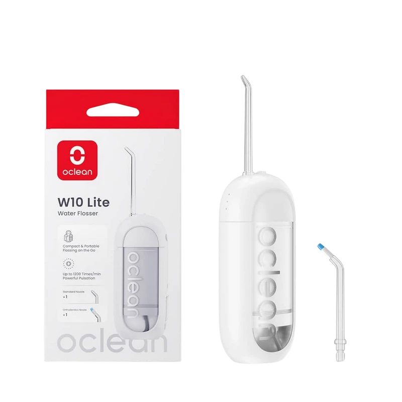 Ирригатор для полости рта oclean w10 lite, белый 6