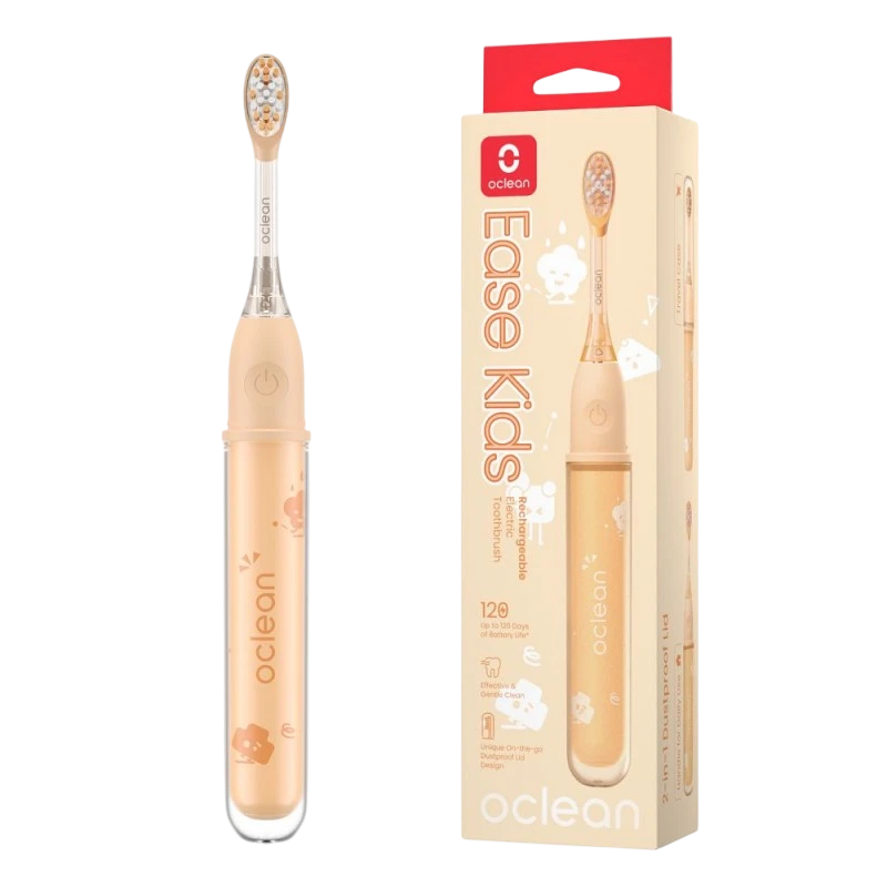 Periuță de dinți electrică oclean ease kids, portocaliu deschis 6