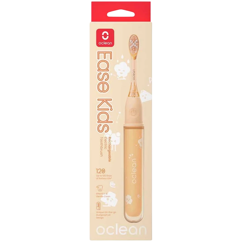 Periuță de dinți electrică oclean ease kids, portocaliu deschis 5