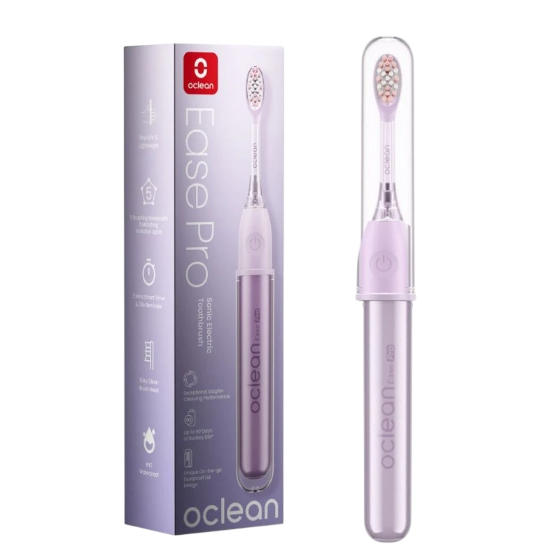 Электрическая зубная щетка oclean ease pro, фиолетовый 3