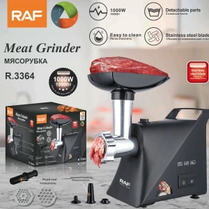 Raf meat grinder r.3364, 1000w, black Thumbnail 4