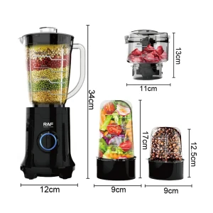 Raf blender and grinder r.2866, 4in1, 19000rpm, 400w Thumbnail 3