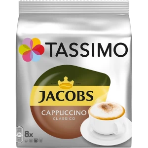 Кофе jacobs tassimo caffe crema, 8 шт