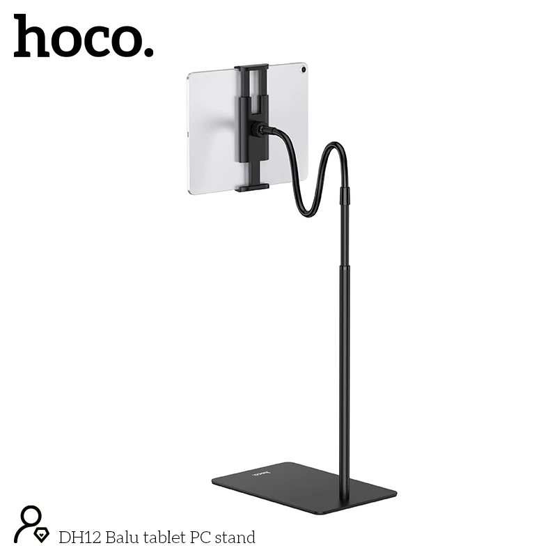 Подставка для планшетного пк hoco dh12 balu, черная. 2