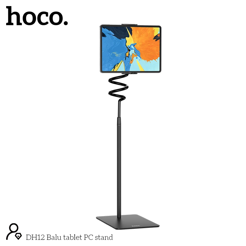 Подставка для планшетного пк hoco dh12 balu, черная. 3