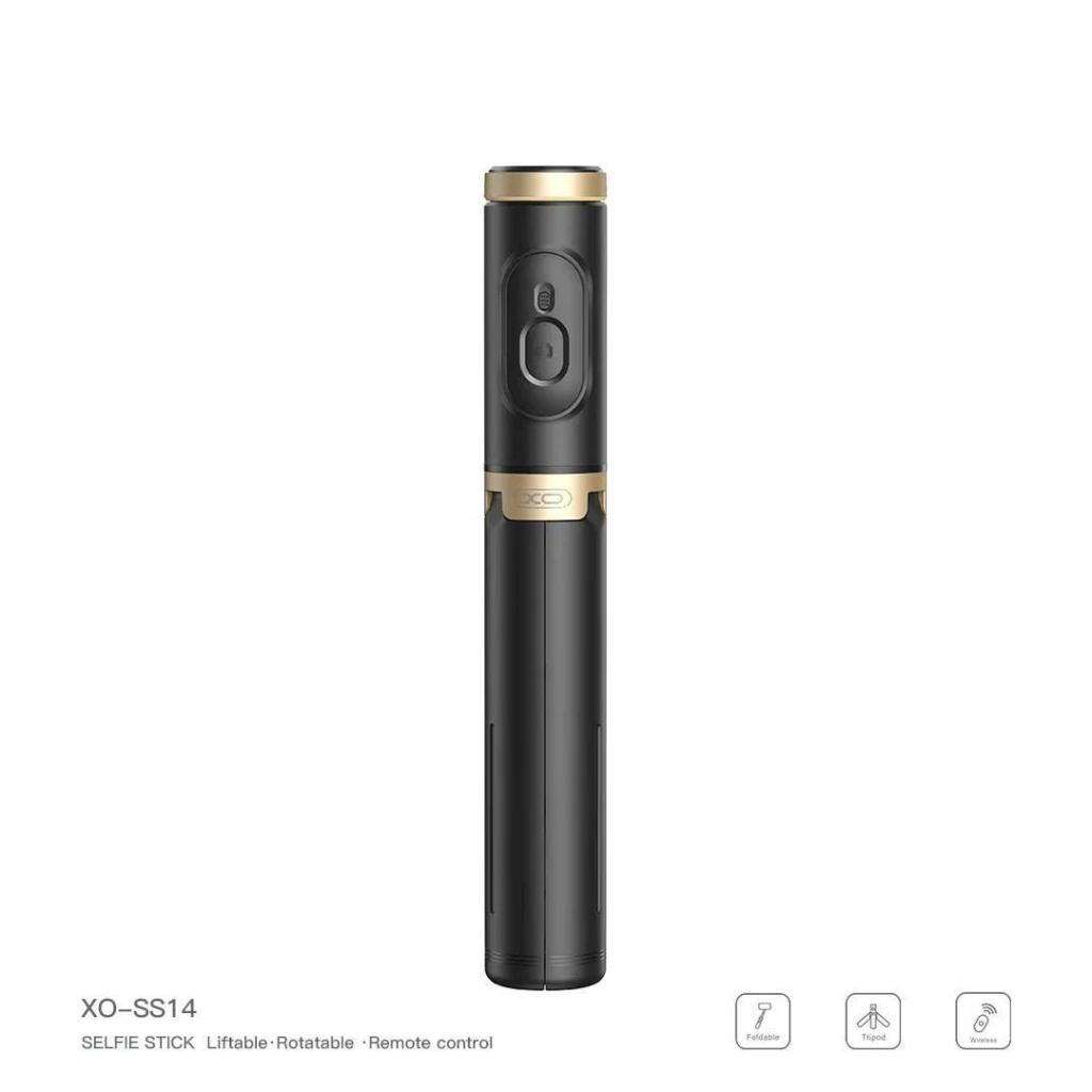 Xo ss14 — selfie stick bluetooth cu trepied integrat și întărit (corp din aluminiu) 72 cm 2