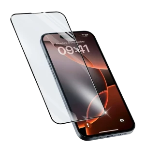 Sticlă de protecție cellularline impact glass capsule - iphone 16 pro max, negru