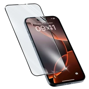 Sticlă de protecție cellularline impact glass capsule - iphone 16 pro, negru
