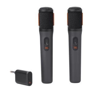 Микрофон для живого исполнения JBL PartyBox Wireless Microphones, Беспроводной, Чёрный