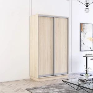 Шкаф fox с раздвижными дверями из лдсп (110x60x240h см) сонома
