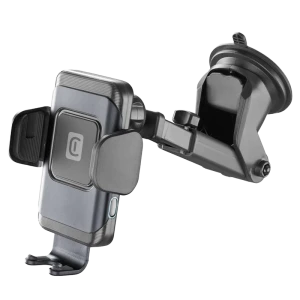Автомобильный держатель Cellularline Hug Dual Pro 15W, Чёрный