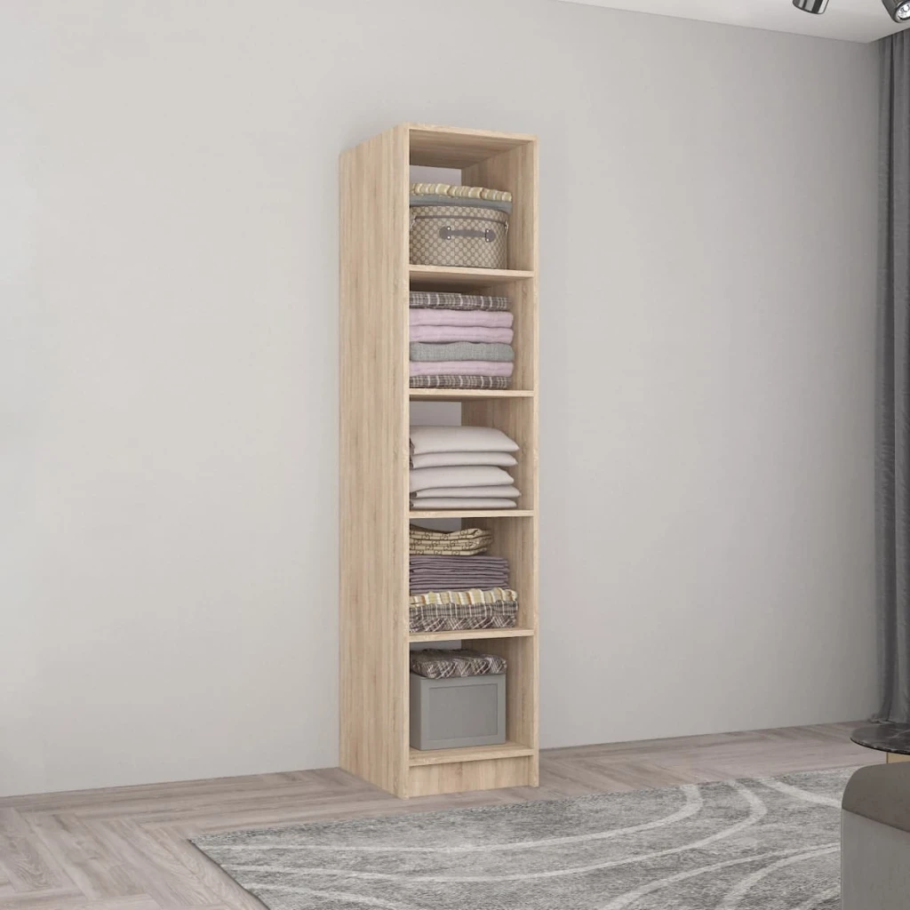 Dulap smart-home 0.40x0.56x2.0h m. cu polițe alb/anthracite 3