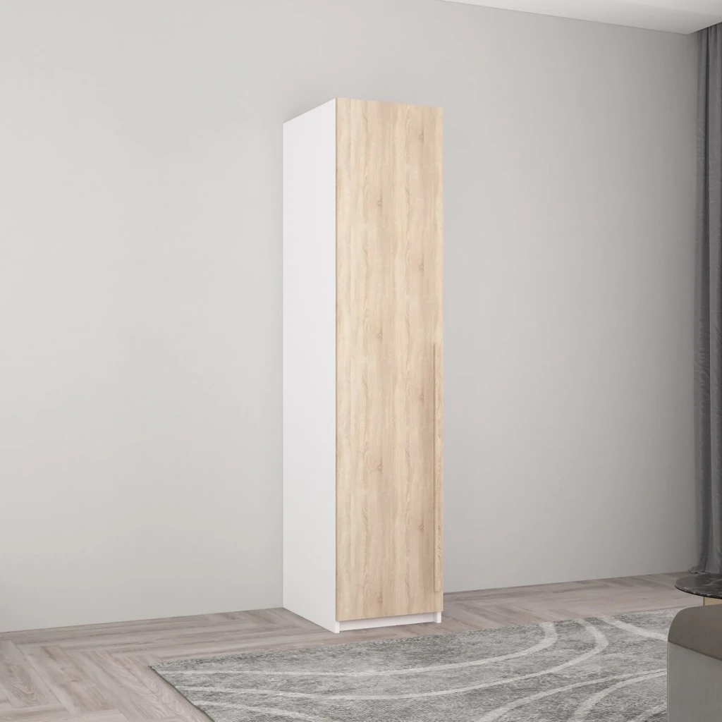 Dulap smart-home 0.50x0.56x2.0h m. cu polițe alb/anthracite 6