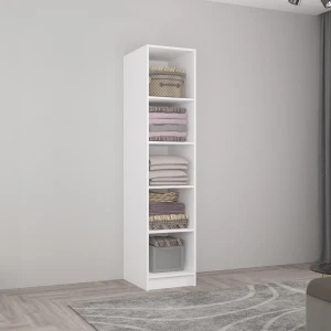 Dulap smart-home 0.50x0.56x2.0h m. cu polițe alb/anthracite Thumbnail 3