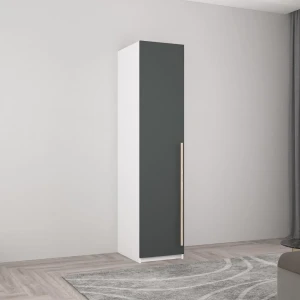 Dulap smart-home 0.50x0.56x2.0h m. cu polițe sonoma/alb Thumbnail 1
